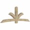 Ekena Millwork Davenport Rough Sawn Timber Gable Bracket, Douglas Fir, 108"W x 40"H x 6"D x 6"F, 9/12 Pitch GBW108X40X0606DAV00RDF - alternate 3